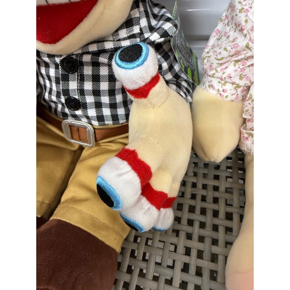 Beetlejuice Adam & Barbara Collectible VHTF Plush Set Spirit Halloween Exclusive - Picture 2 of 5